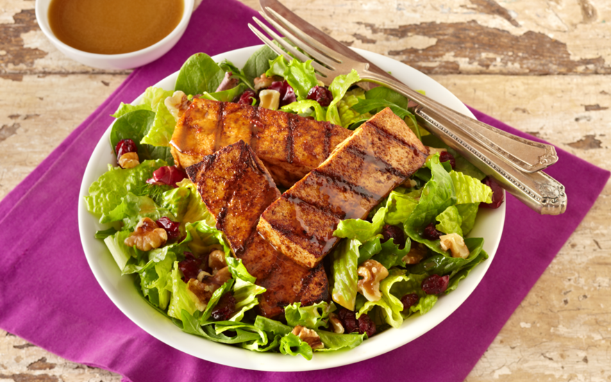 Spicy Grilled Tofu Salad