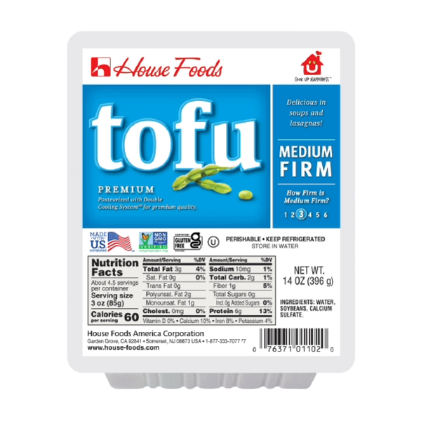Premium Tofu Medium Firm 14oz