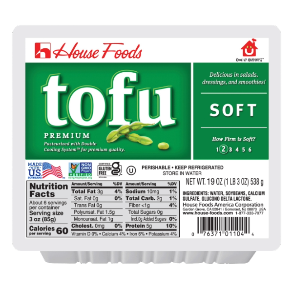 Premium Tofu Soft (Silken) 19oz 