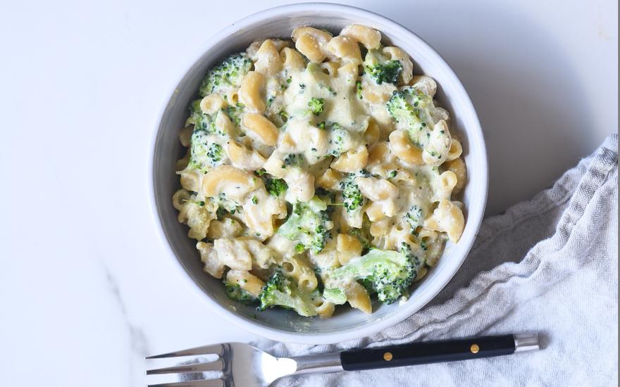 Broccoli Mac and “Cheese”