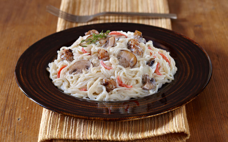 Pasta Perfecto with Sausage and Mushrooms