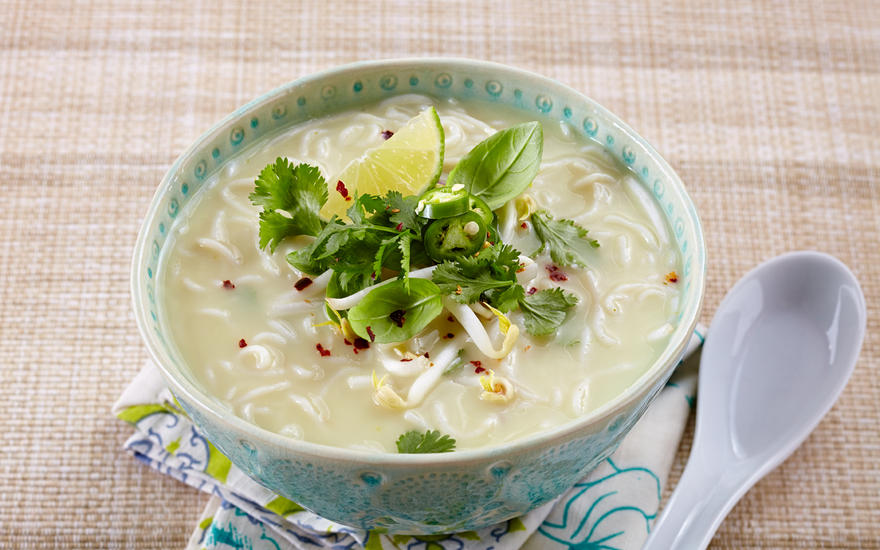 Thai Curry Soup with Tofu Shirataki